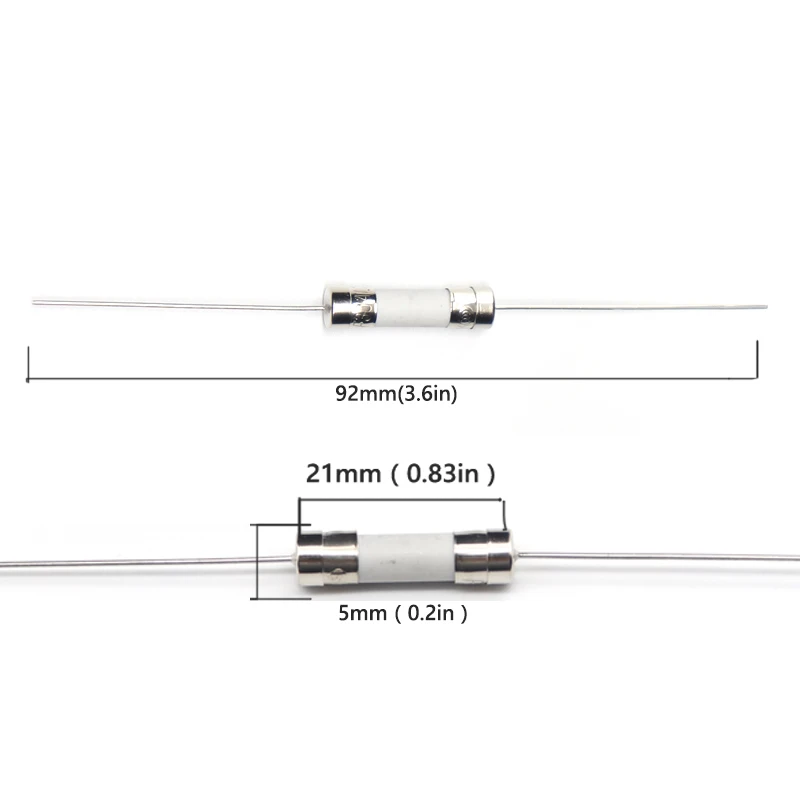 【20-5PCS】5*20mm Fast Break Ceramic Fuse Slow Blow Tube Fuse With a pin 250V 0.5A 1A 2A 3A 4A 5A 6A 7A 8A 10A 12A 15A 20A 25A 30