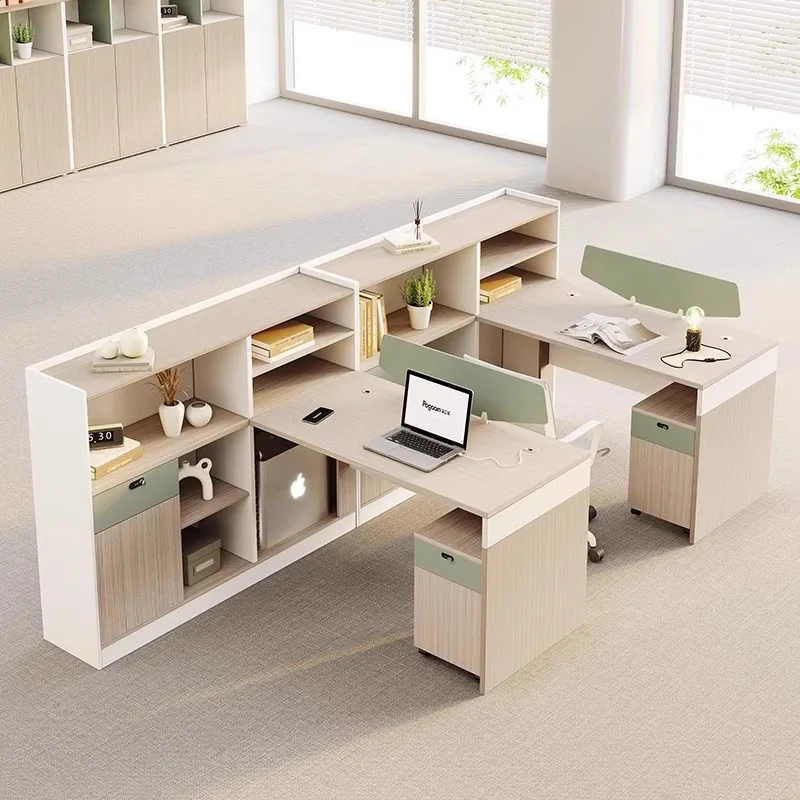 &High-quality Modern Style Furniture Office Workstations with Storage Cabinet Suitable for Office Building