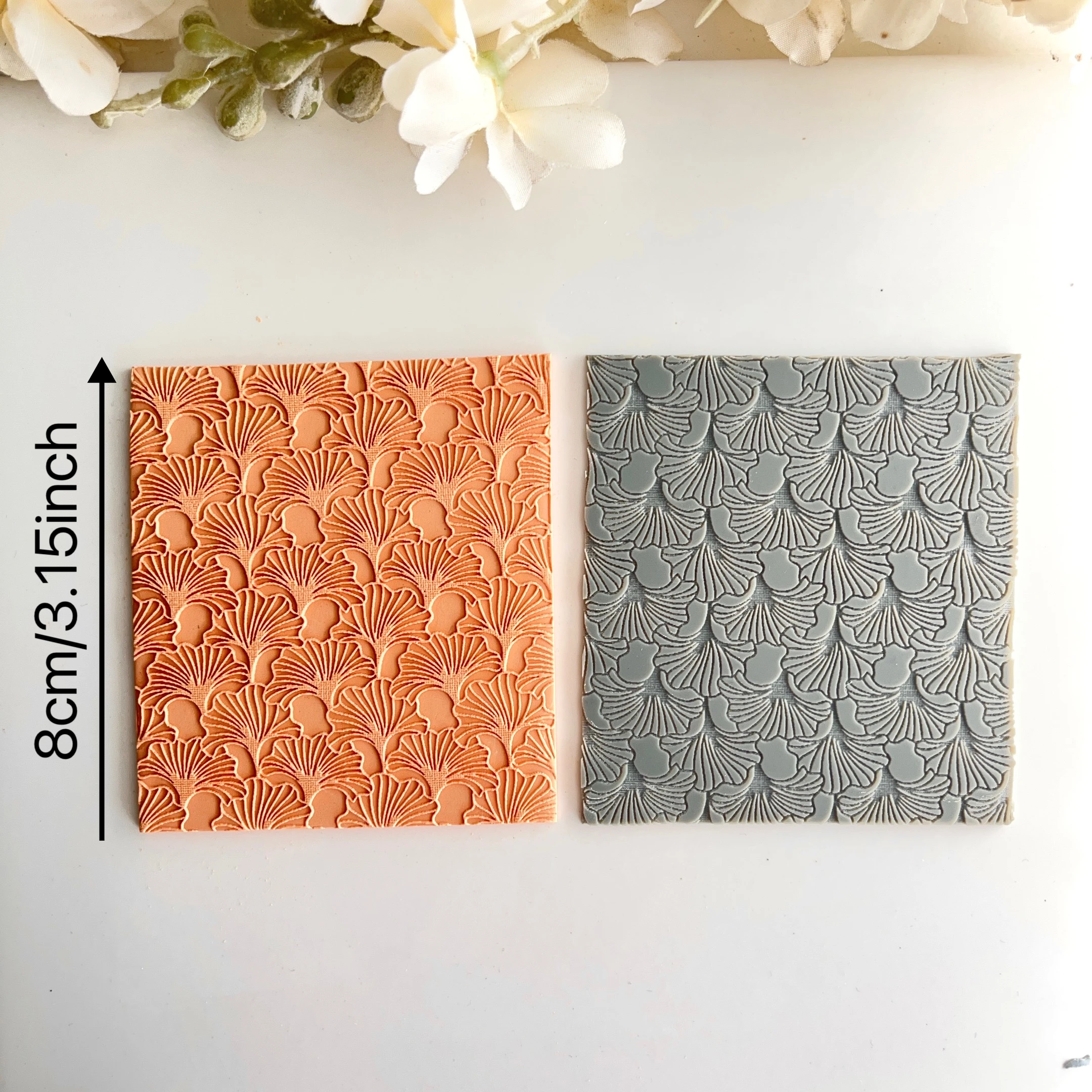 Polymer Clay Texture Sheets, Clay Texture Mat for Making Earrings Jewerly, Polymer Clay Earrings Tools Polymer Clay Earring