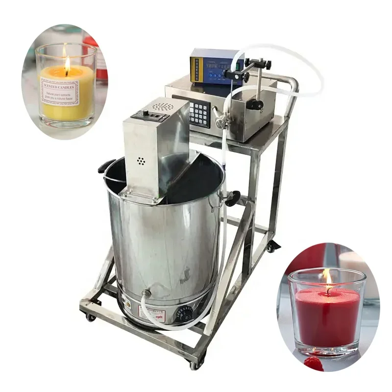 

Paraffin Bee Soy Honey Wax Melting Machine Movable Card Mixer Device Stainless Steel Double Layer Melter Soap Making Kit