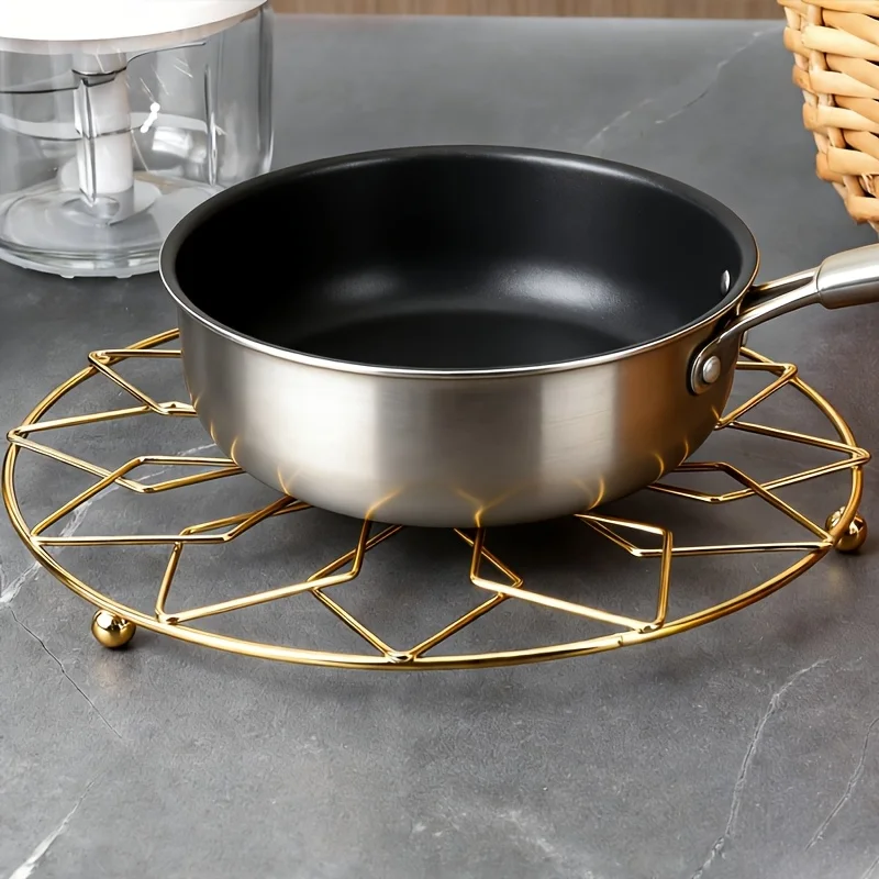 Kitchen Heat Insulation Mat Heat-Resistant Pot Mat For Hot Food Cookware Stylish Tabletop Protector Non-Slip Cookware Protector