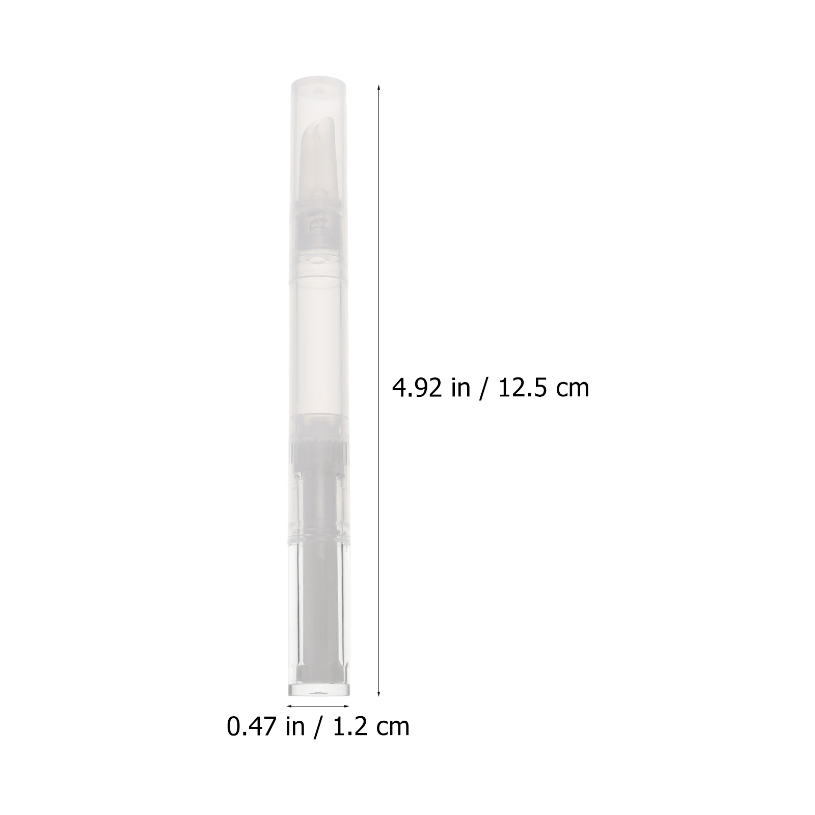 

3 pcs 3Ml Lip Gloss Empty Tubes Travel Size Refillable Bottles Leakproof Portable Transparent Containers For Nail
