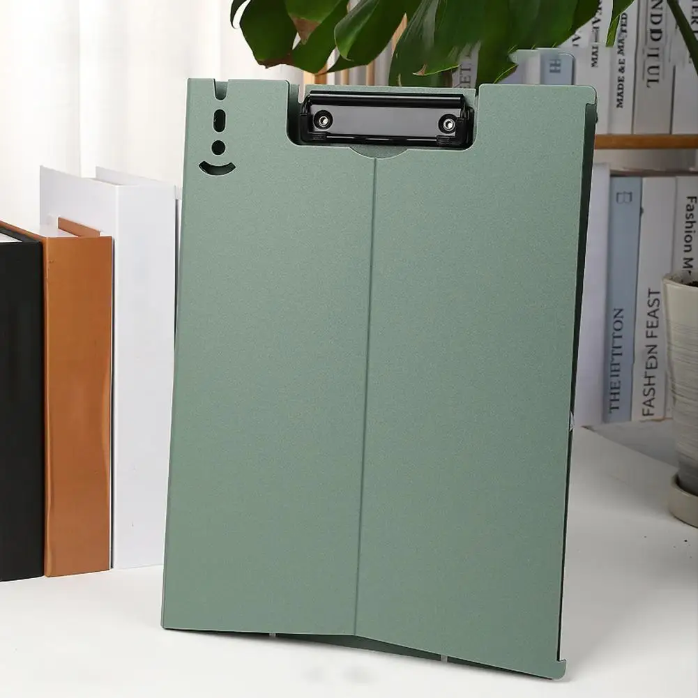 File Clipboard Organizer Waterproof A4 Clipboard Clip Folder with Vertical Plate Clamp for File Management Hard Board for Office