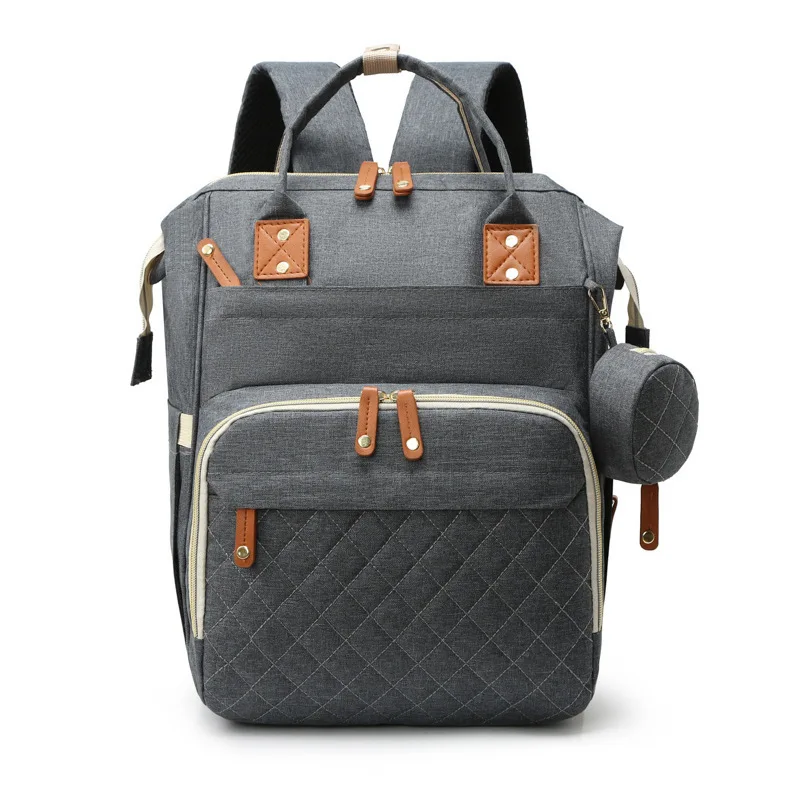 New Mommy Bag Large Capacity Premium Mother and Child Backpack Multi functional Baby Bed Insulation Waterproof