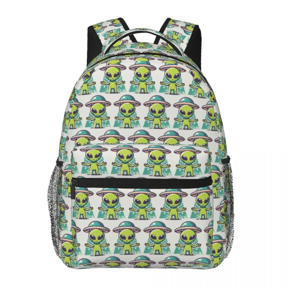 

Vintage Alien Backpack Student Boys Girls BookBag Children School Bag Computer Shoulder Bags for Men Women