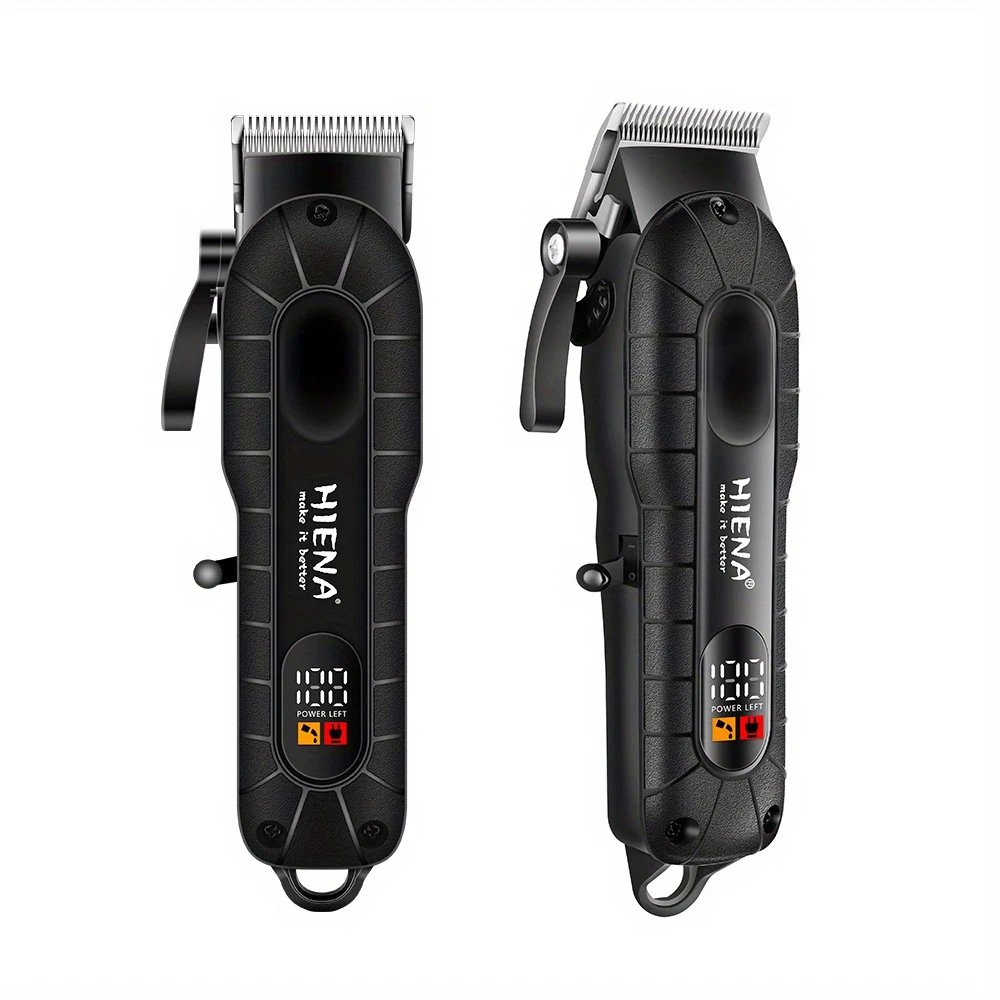 Professional 3-speed adjustable electric hair clipper, electric shaver, USB charging, electric hair clipper with display