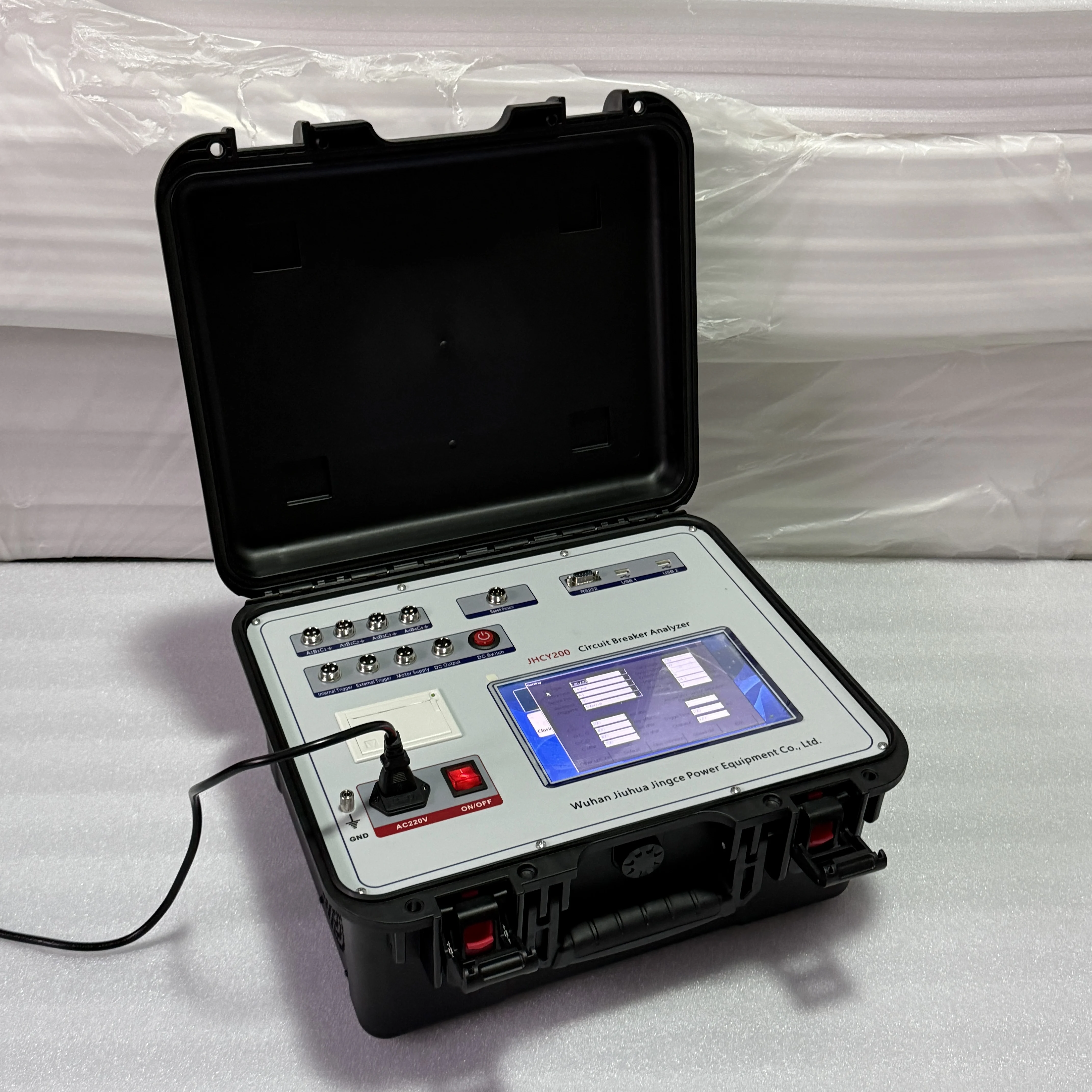 Large 9-inch Color Screen Dynamic Characteristic Switch Circuit Breaker Analyzer with 30000 Groups of Current Test Data Storage
