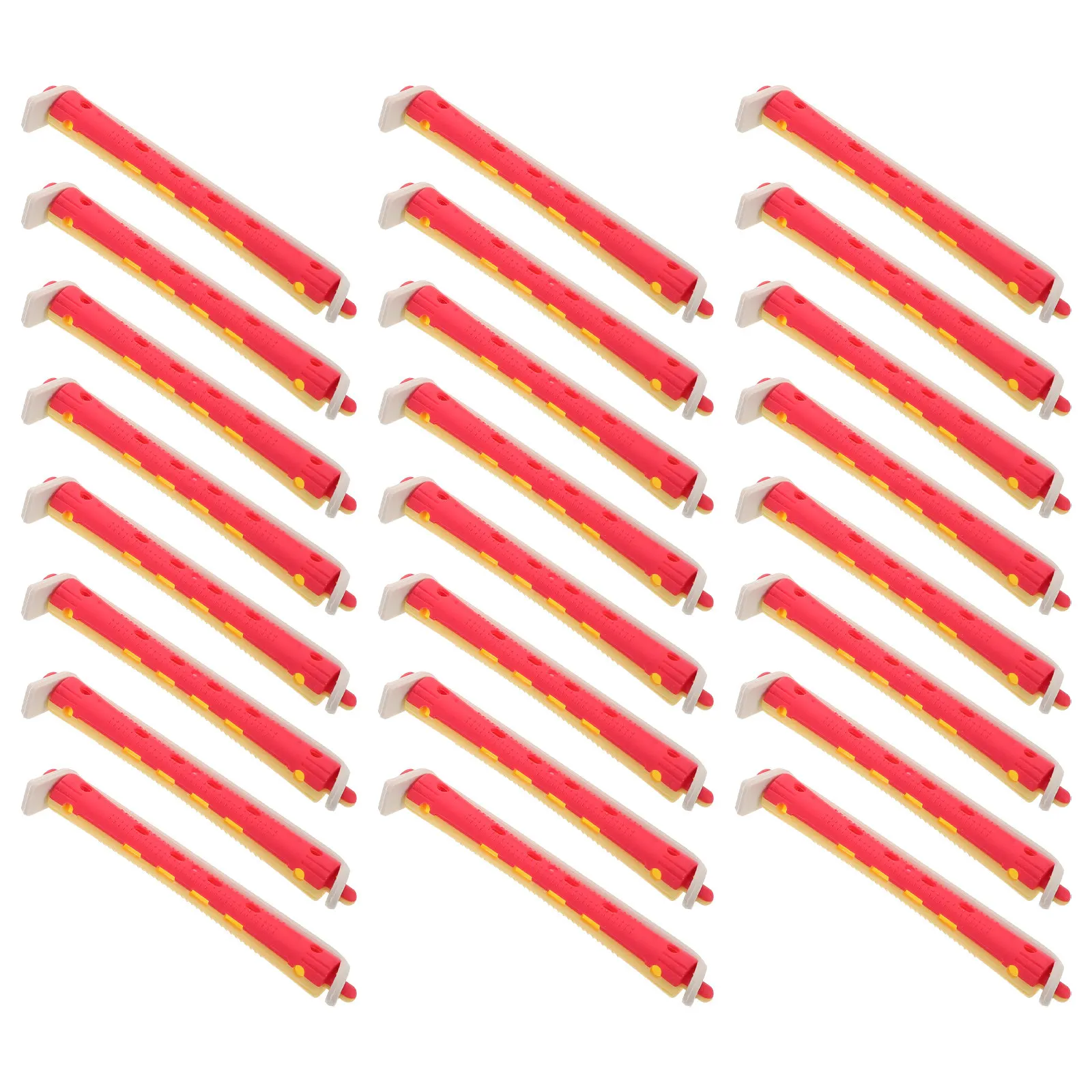 

Набор из 24 пластиковых полых волнистых бигуди для завивки волос, маленькие бигуди для естественных локонов, для домашнего и салонного использования