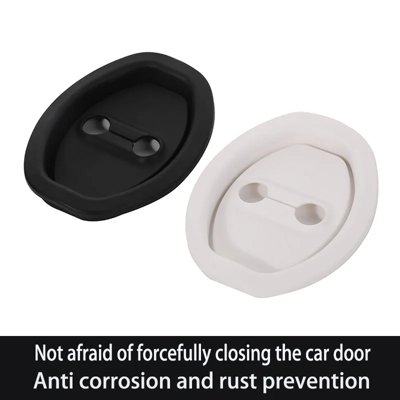 

Car door lock protection pad Door shock absorber cushion Universal Door lock buckle rubber sleeve Thickened anti-collision