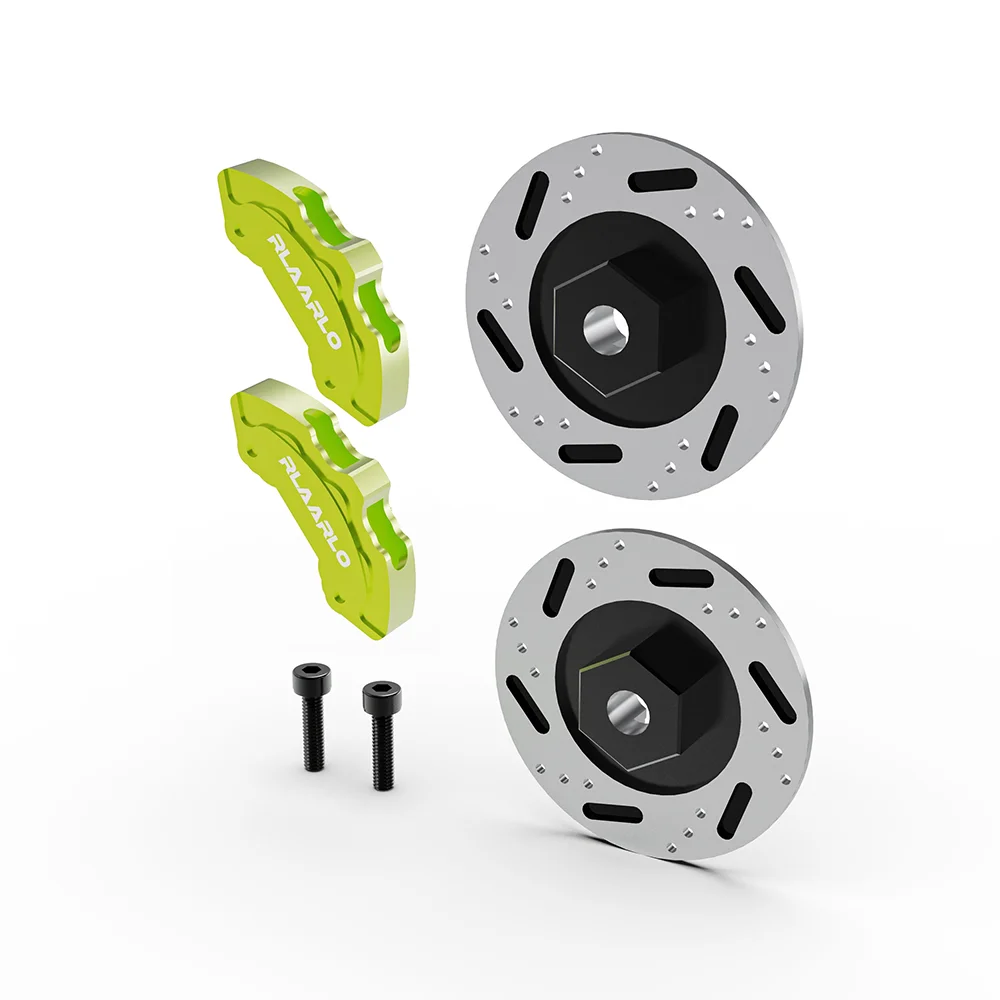 RLAARLO XTS-S10/F10 Car Rally Parts Metal Disc Brake Caliper Adapter Upgraded Body Post Set Dust Cover Bumper Mount Receiver Box