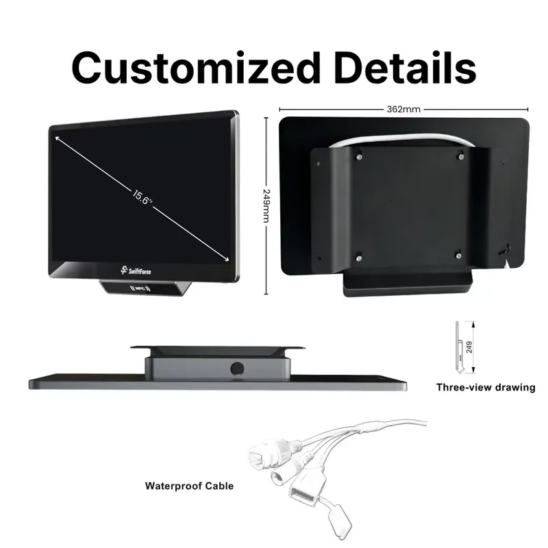 New Models Kitchen Display System Hardware Android Touch Screen KDS 15.6/21.5 - Inch for Restaurant