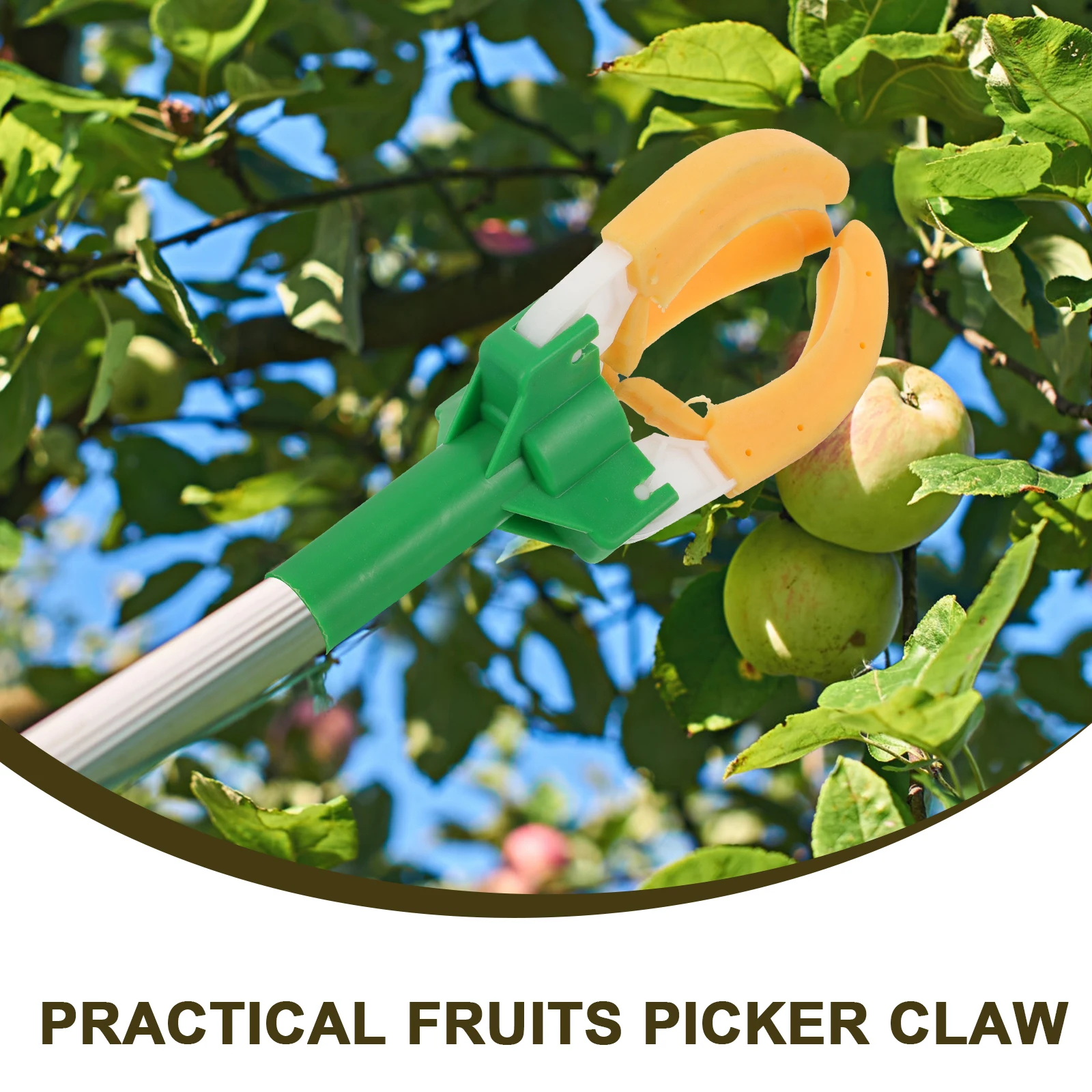 

1 Set Fruit Picker Claw Premium Rubber Durable Easy Install Orchard Tool Apples Peaches Kiwis Lemons Picking Device Garden Farm