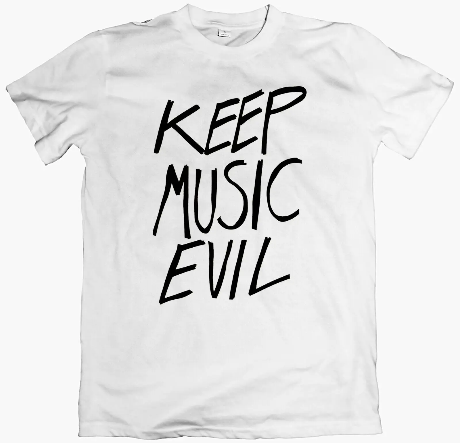 

the Fatima Mansions 'Keep Music Evil' T-Shirt Microdisney Cathal Coughlan