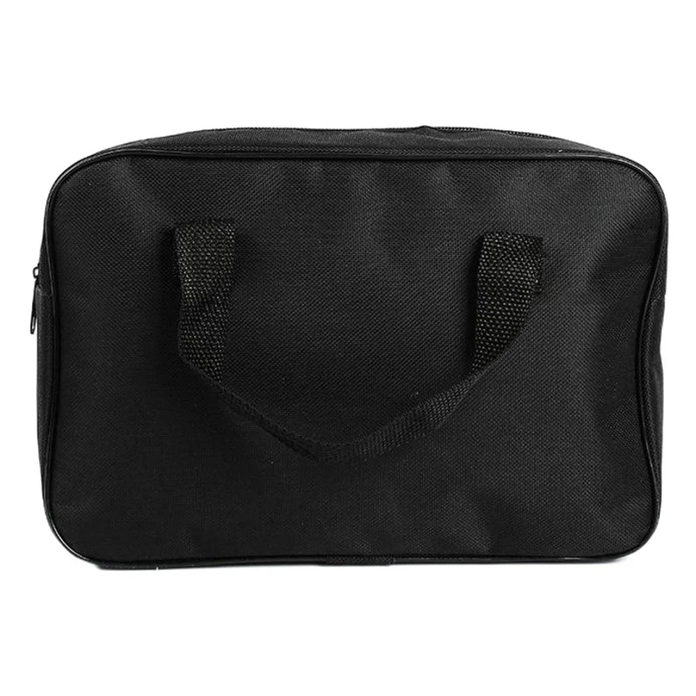 Car Air Pump Storage Bag Black Oxford Cloth Construction with Rugged Durability and Efficient Organization 280x80x230mm
