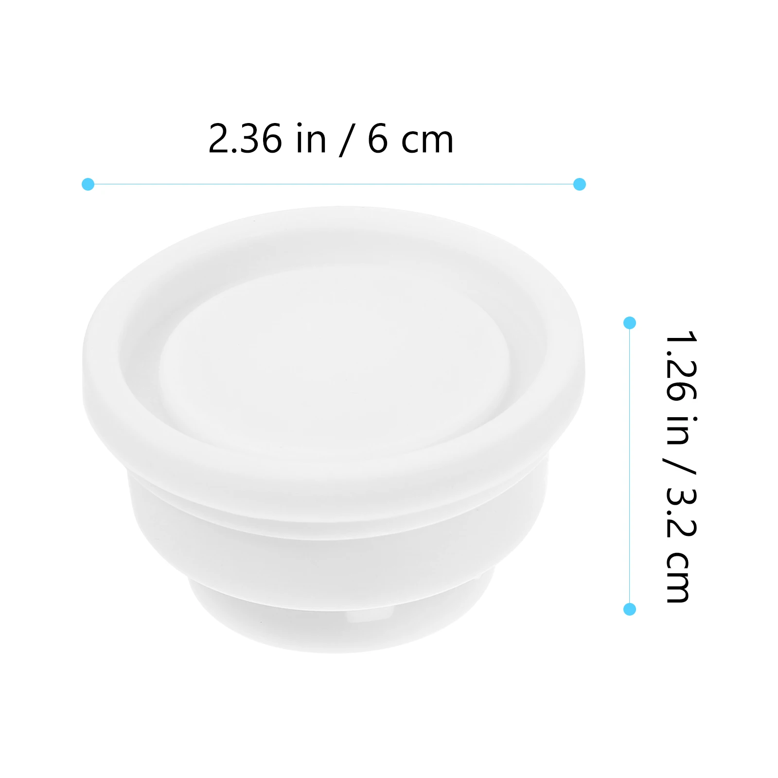 2 قطعة مصدات سلم حمام السباحة المكونات المطاطية لأقدام سلم مقاوم للماء المضادة للانزلاق بركة استقرار صالح Gunite الفينيل بطانة #4