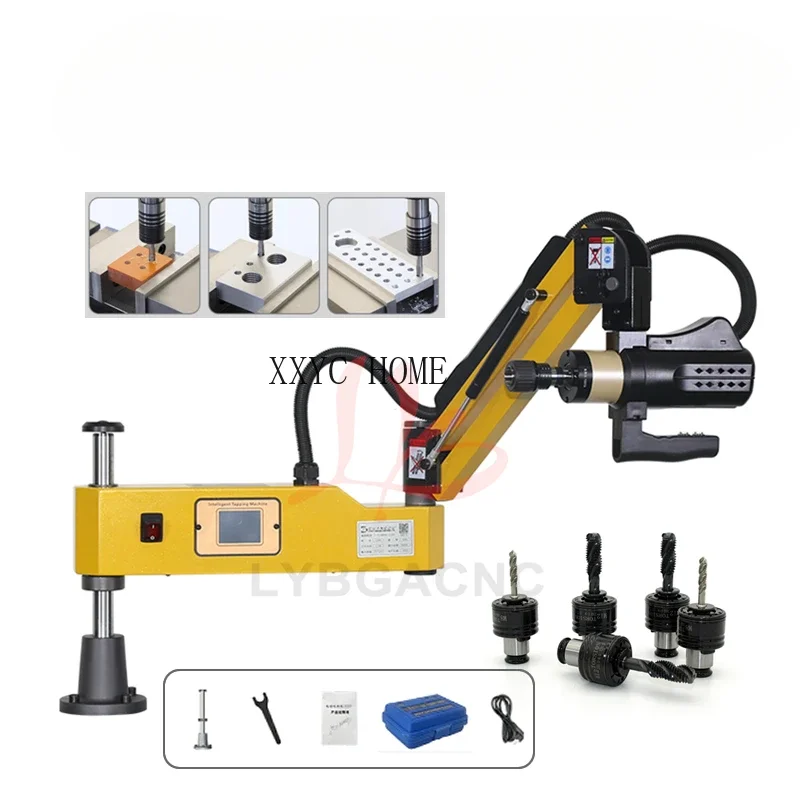 

M3-M12 M6 M24 CNC M3-M16 серводвигатель, электрический сверлильный станок с патронами, легкий Ручной электроинструмент, резьба