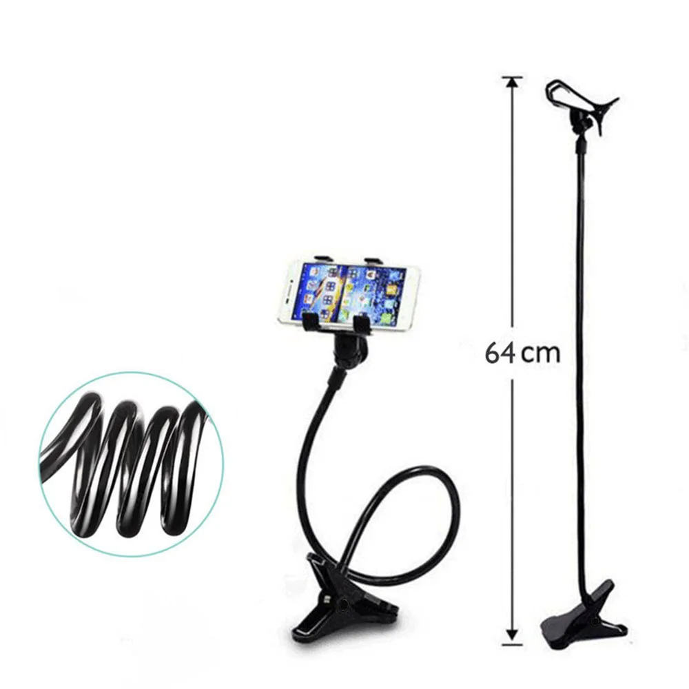 Universele mobiele telefoonbeugelklem Nachtkastje Desktop Lange arm Luie persoon Telefoonstandaard Ondersteuning voor iPhone Xiaomi Huawei Samsung - afbeelding 2