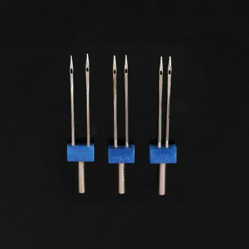 3pcs Double Twin Sewing Needle Sewing Machine Needles Pins Clothing Decor Needlework Craft Size 2.0/90 3.0/90 4.0/90mm