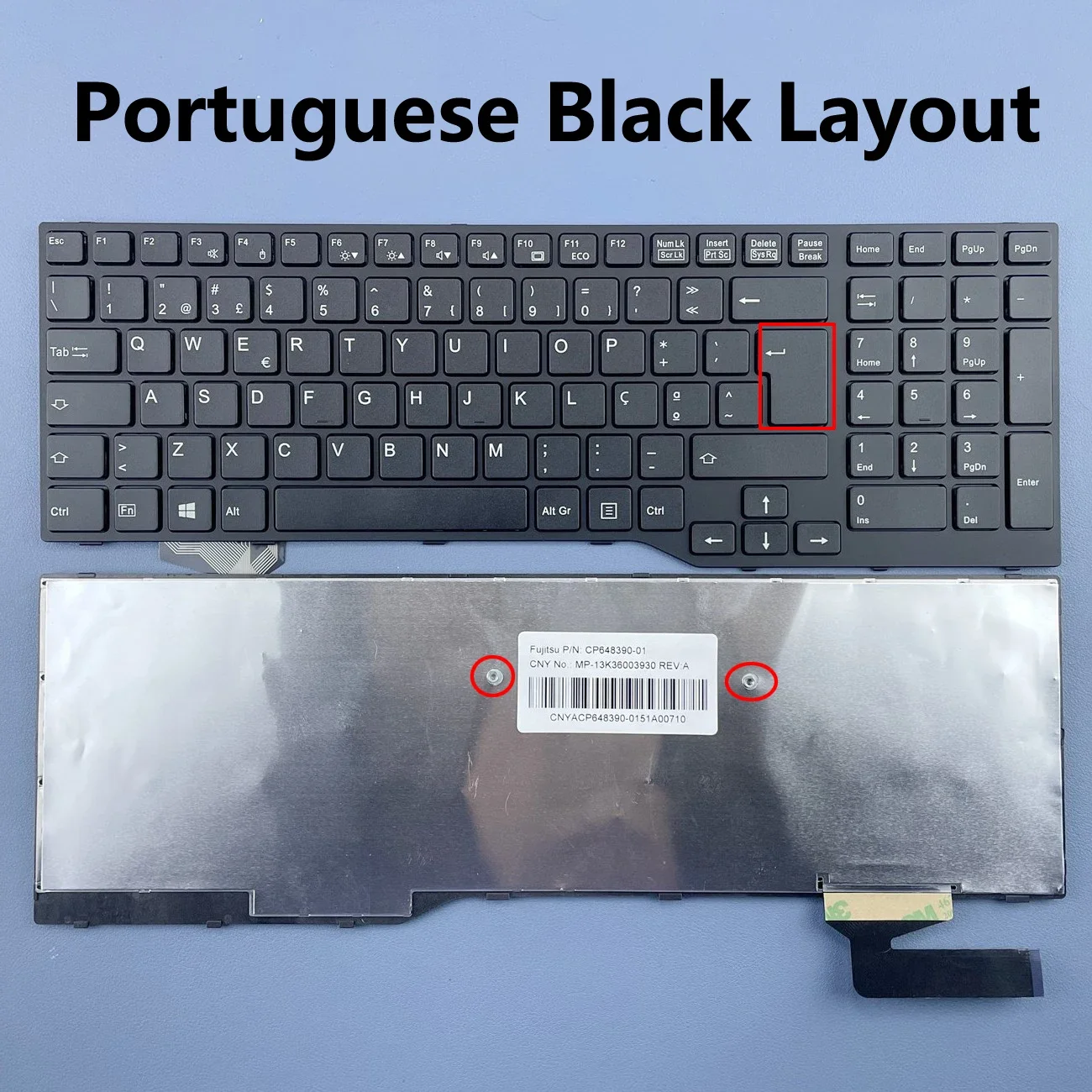 Portuguese Keyboard For Fujitsu LifeBook A357 A359 A514 A544 A555 A557 AH355 AH356 AH456 AH524 AH544 AH555 AH564 AH565 AH574