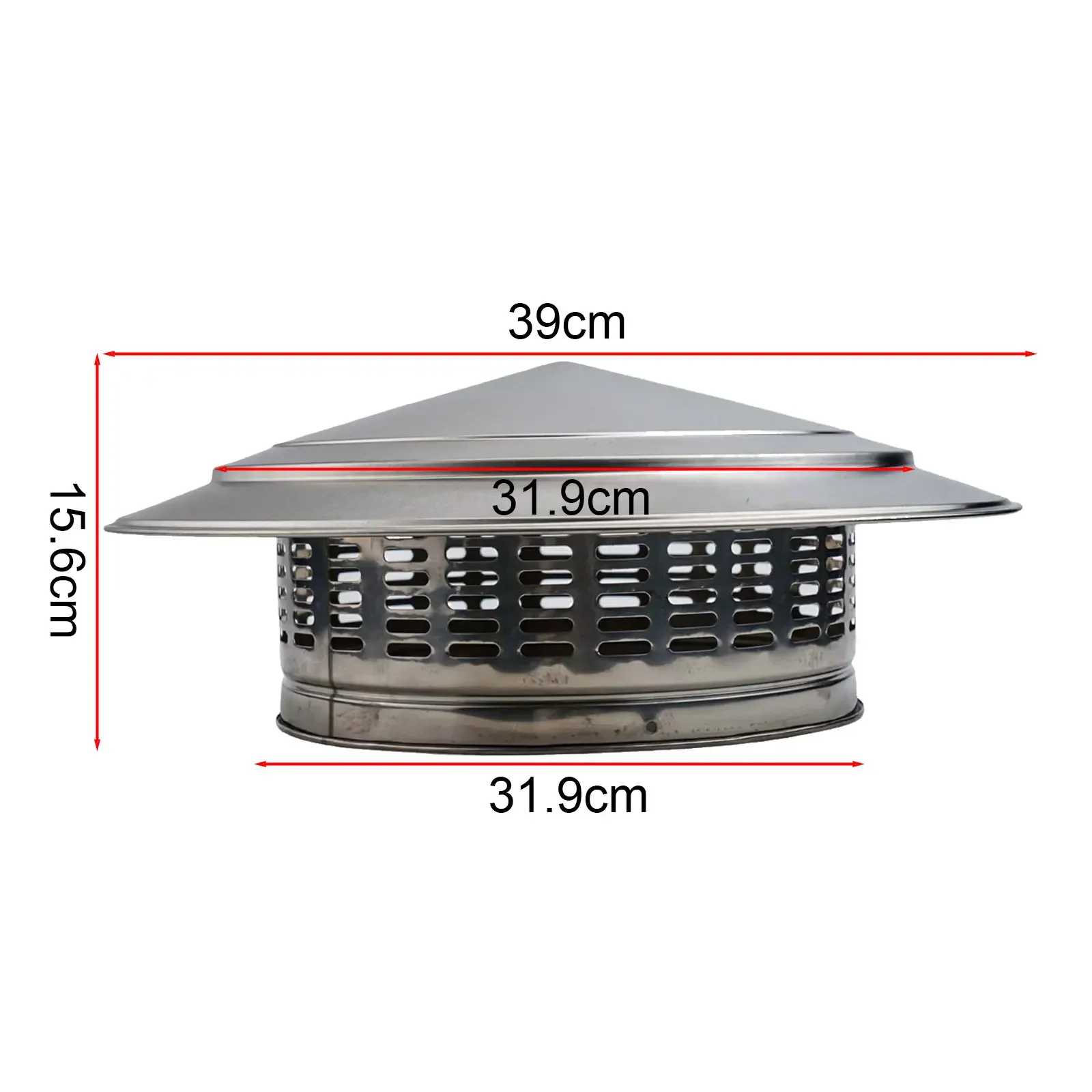 Tapa Protectora Para Chimenea De 75 A 200 Mm – Sombrero Metálico Contra Lluvia Y Hojas