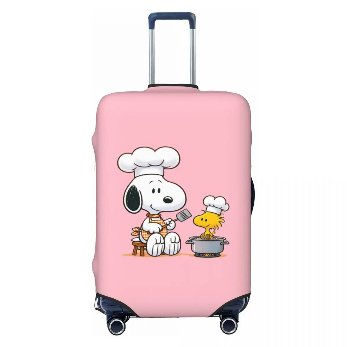 

Custom S-snoopys Animatd Cartoon Chef Luggage Cover Protector Fashion Travel Suitcase Protective Cover for 18-32 Inch
