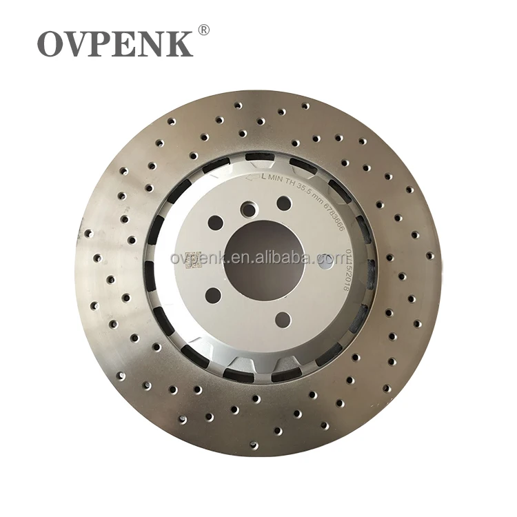 Front Brake Disc for BMW3 (E46) M3 99-06 (E85 E86)Z4 M 06-09 OEM 34112282445 34112282446