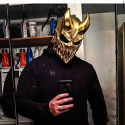 New Slaughter To Prevail Mask PVC Alex Terrible Mask Horror Devil Cosplay Halloween Party Props Masquerade Kid of Darkness Mask