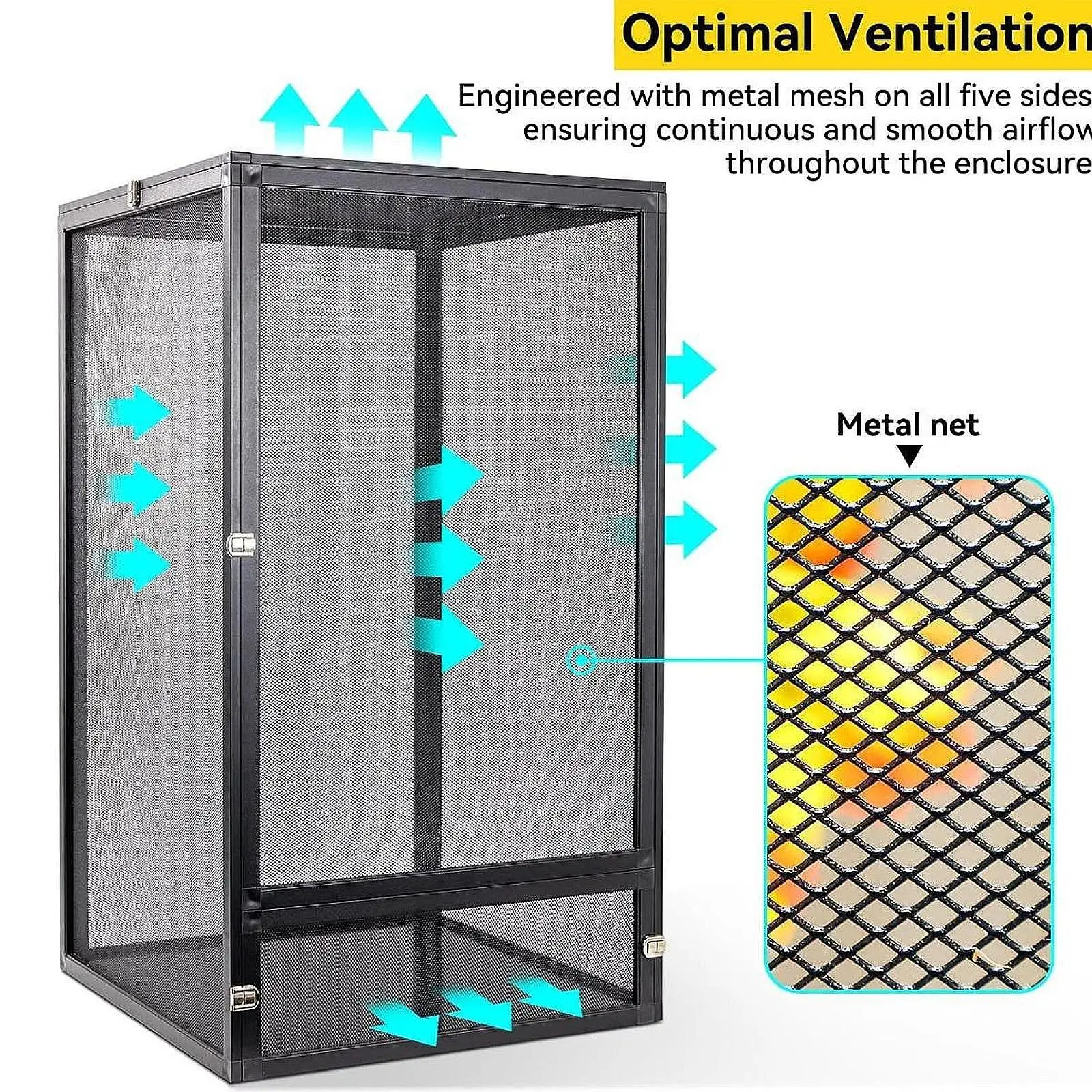 Heavy-Duty Aluminum Framed Insect Rearing & Vector Containment Cage 3