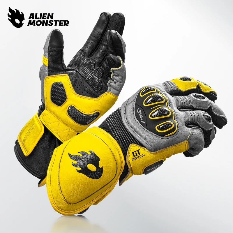 

Мотоциклетные перчатки, мотоциклетное оборудование из углеродного волокна, всесезонные велосипедные перчатки для соревнований по тракту с сертификацией уровня CE