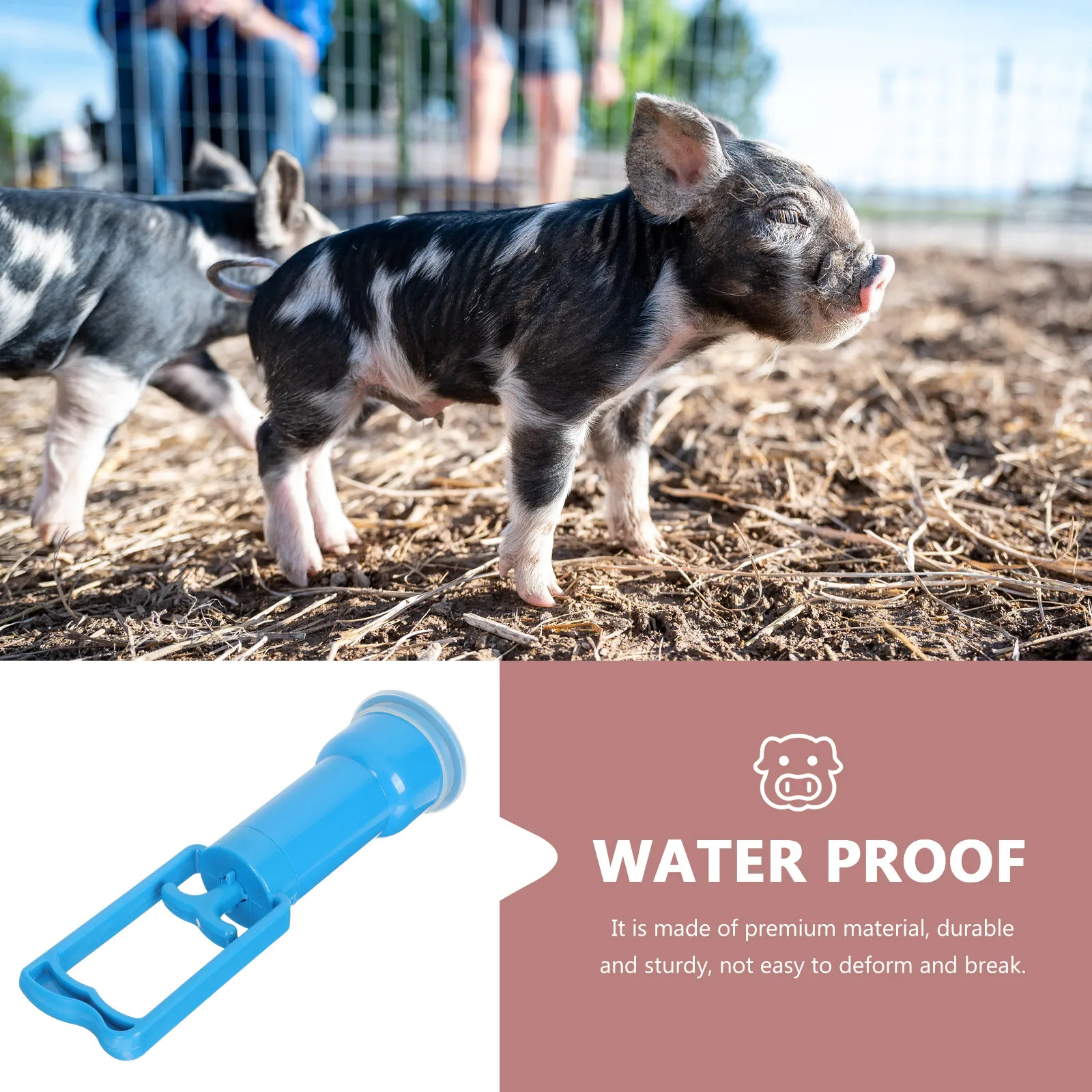 Piglet Safe Plastic Survival Tools Breathing Pump Small Aid Ventilator Farm Accessory Durable Lightweight Practical