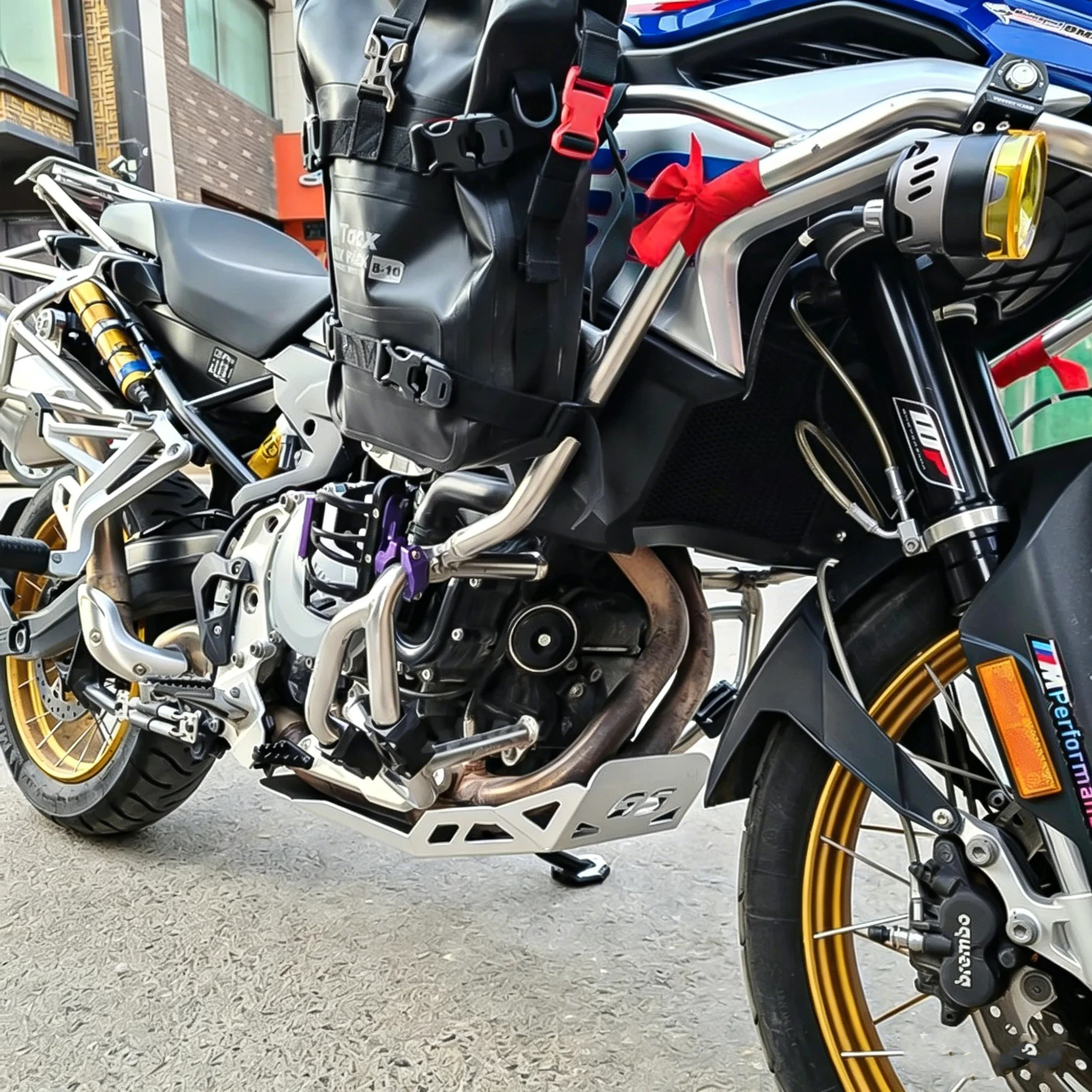 For BMW F800GS Adventure ADV 2025-2026 Motorcycle Chassis cover CNC Aluminum Engine Chassis Skid Plate Guard Protector Cover