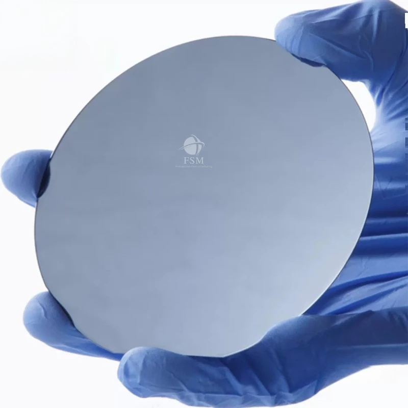 Diameter 2-8 inch N/P Type Prime Quality Single Sided Polished Silicon Wafer Si Scientific Research