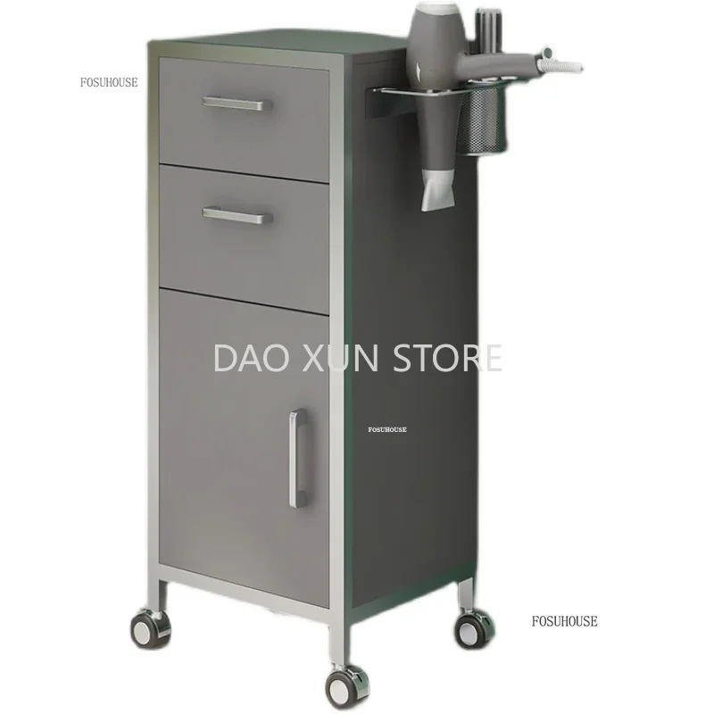 صالون تجميل الشعر أداة ضيقة عربات صالون حلاقة خاص صالون عربات أداة خزانة تصفيف الشعر لأثاث الصالون