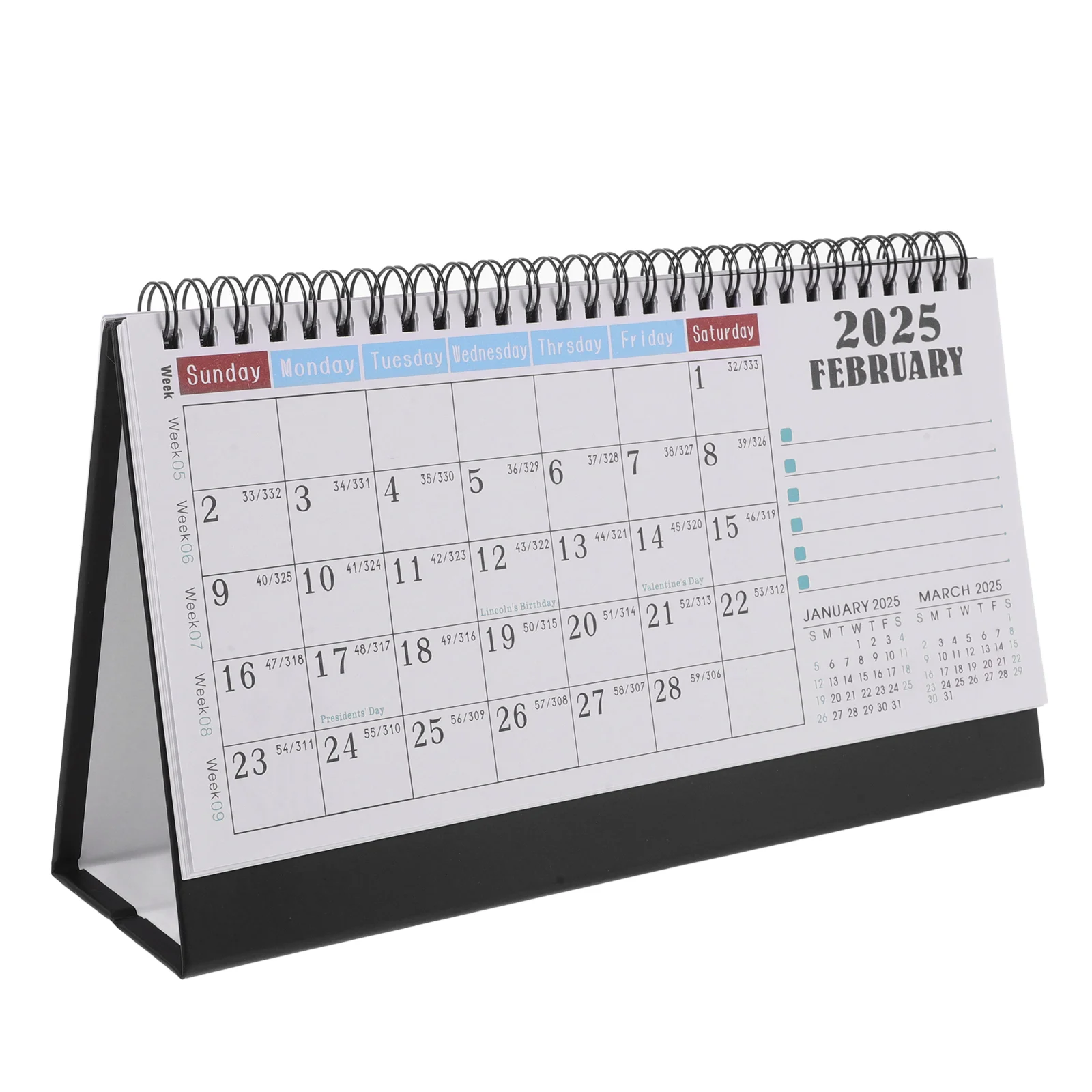 

Study Plan Calendar Office Supplies Tabletop Desktop Household Monthly Paper Note