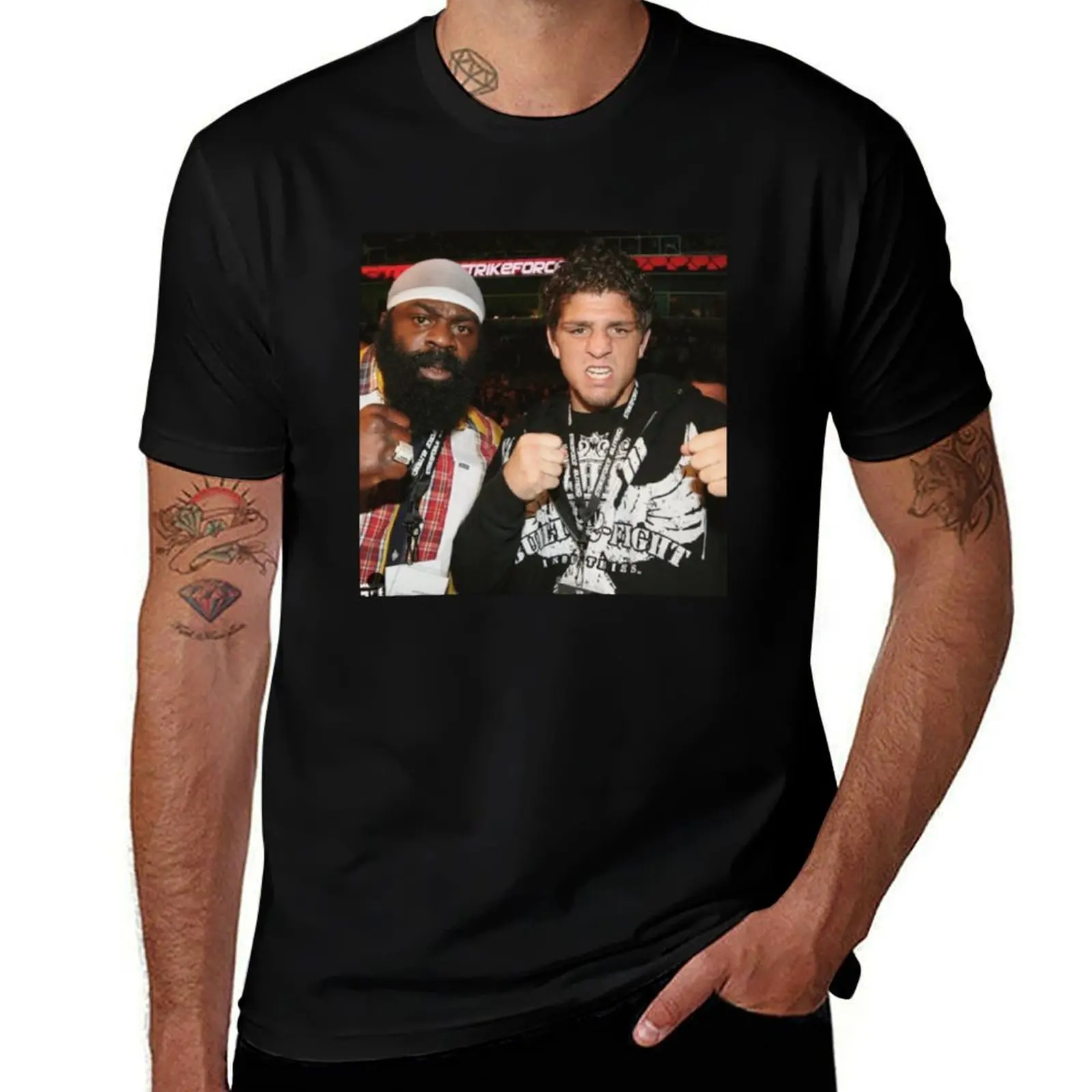 

Legends T Shirt : Kimbo Slice Nick Diaz T-Shirt man t shirt summer cotton t shirt man