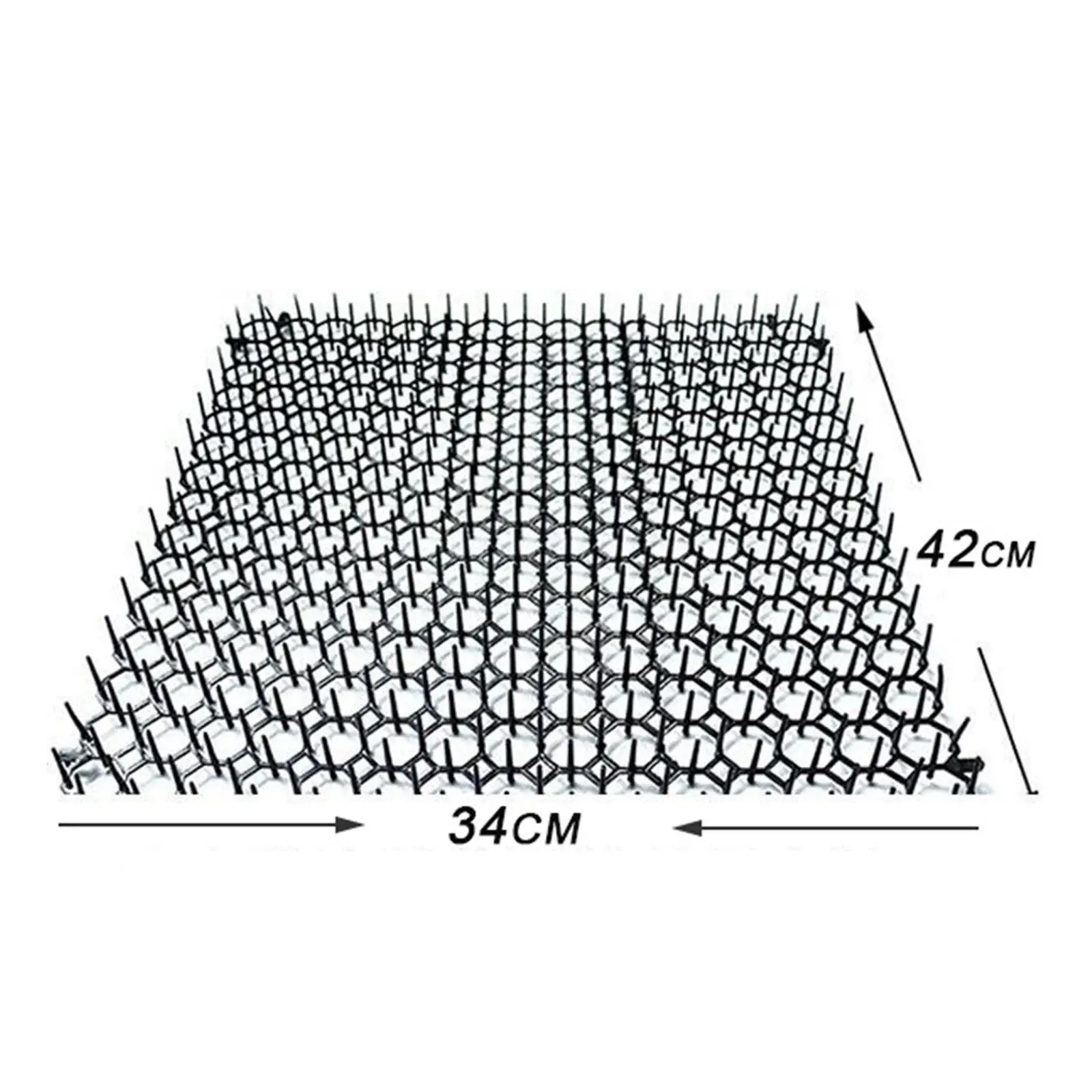 Cat Scat Mat Fence Deterrent Pad PP Spike Repellent Anti Cat Dig Digging Accessory for Yard Plants