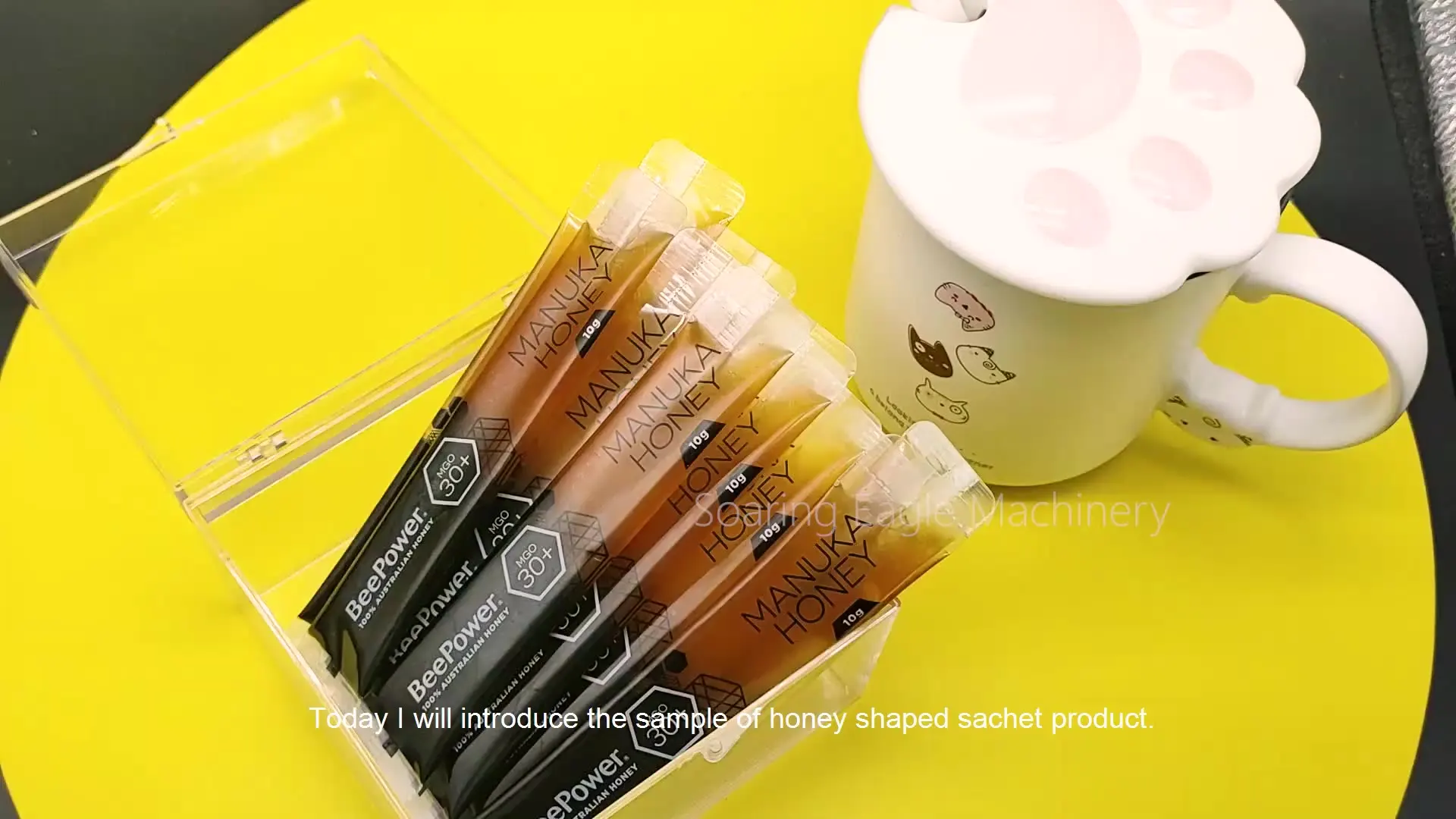 Honey multifunctional forming filling sealing shaped sachet packing machine