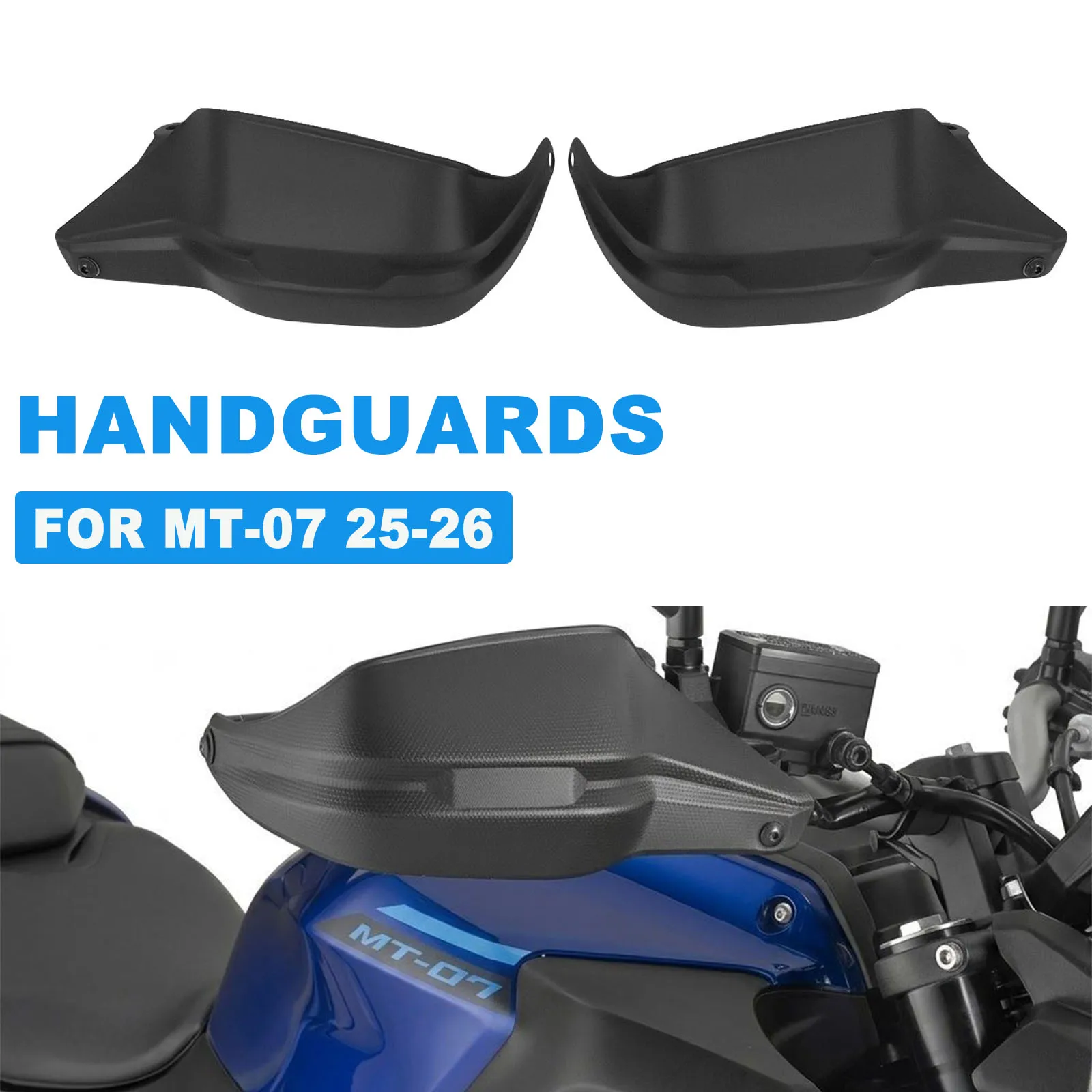 

MT07 Motorcycle Handguards Windshield Hand Guard Wind Shield Guards Protection For YAMAHA MT 07 MT-07 2025 2026 Handguard