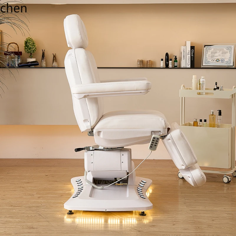 HT special electric lifting body bed micro plastic injection bed with rotary heating foot control