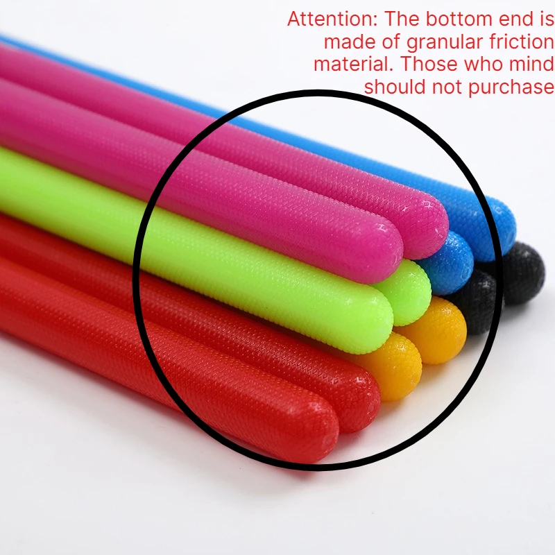1Pair Anti-slip Colorful Nylon Drumsticks Durable Stage Performance Jazz Drum Hammer Drum Kit Percussion Instrument Accessories