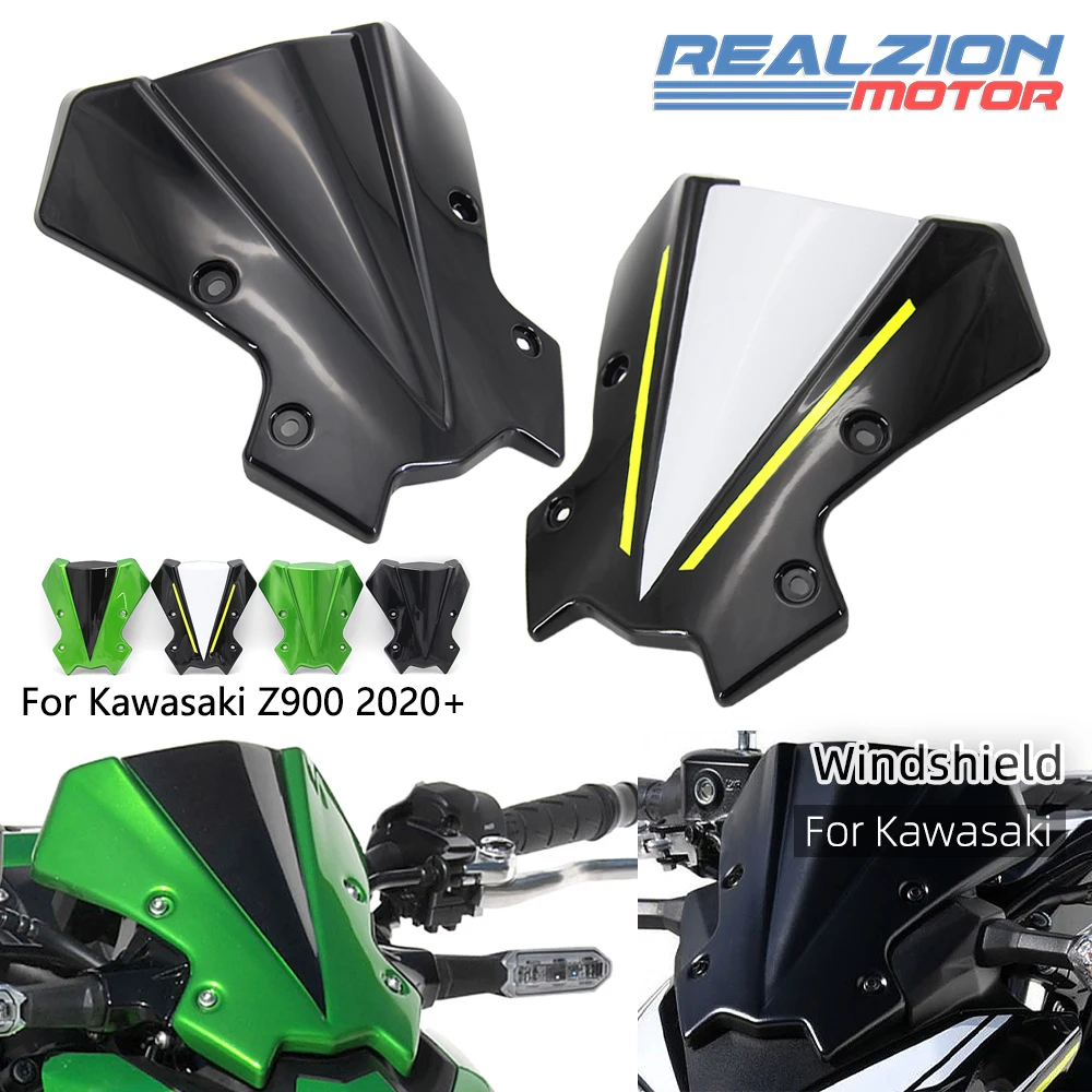 

RZ Z900 2022 Windshield Motorcycle WindScreen Wind Deflector Screen Shield For Kawasaki Z 900 2020-2023 Sports Visor Deflector