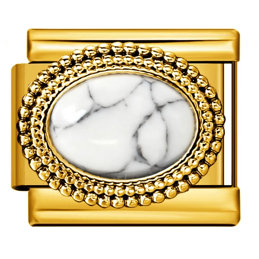 GEMOSA Trendiges 7cm Kettenarmband mit italienischen Charms, 9mm Glieder, Edelstahl, DIY, Modeschmuck, Geschenk für Frauen – Detail 3