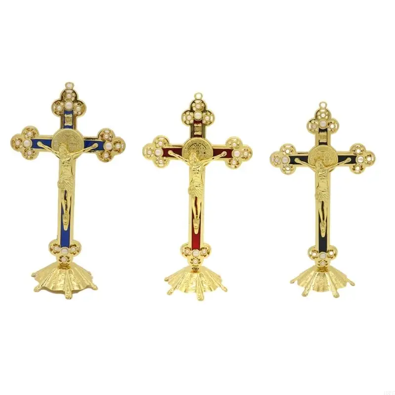 

16FC Unique Religious Table Crucifix Decors Enhances Room Area Decorations
