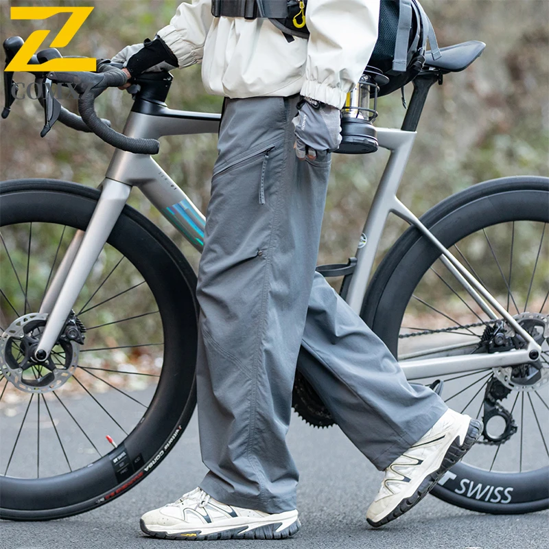 Branded Men's Cargo Pants 2025 New Autumn Wrinkle Resistant Water Repellent Trousers Mountain Rock Climbing Versatile Pants