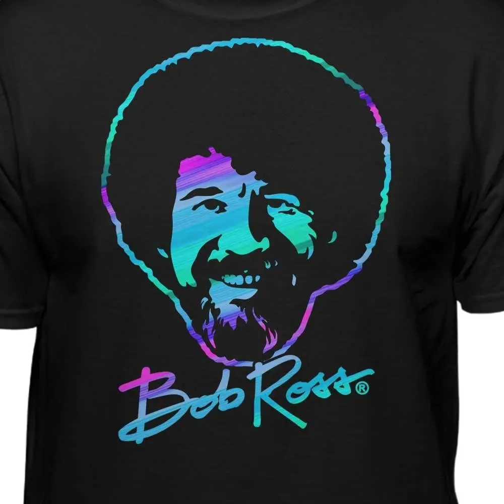 Bob Ross Retro Fill Licensed T-Shirt