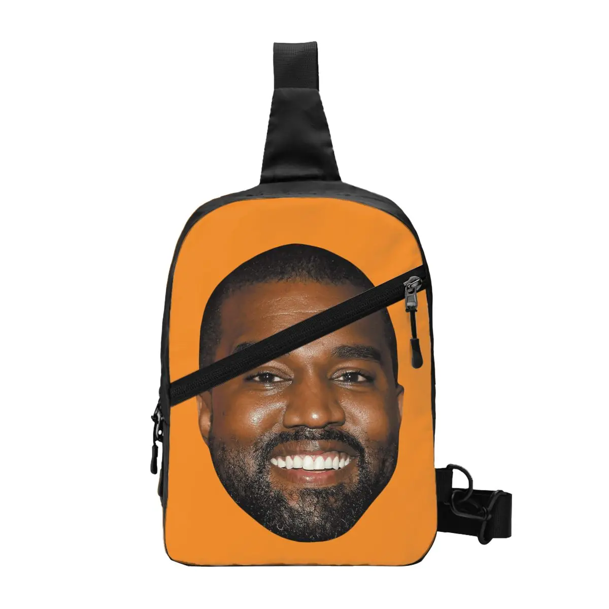 Funny Kanye West Meme Sling Crossbody Chest Bag Men Cool Shoulder Backpack for Travel Cycling