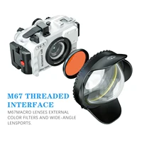 Seafrogs-carcasa impermeable para cámara Olympus, resistente, TG-7, profesional, buceo, fotografía, Tg7, 60 metros, nueva llegada