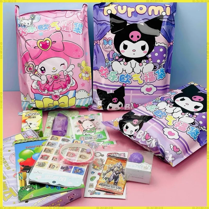 سانريو مفاجأة محظوظ حقيبة كبيرة أعمى حقيبة مفاجأة التفكيك متعة الإبداعية مكافأة صندوق أعمى Souptoys جائزة صغيرة هدية الكريسماس #1