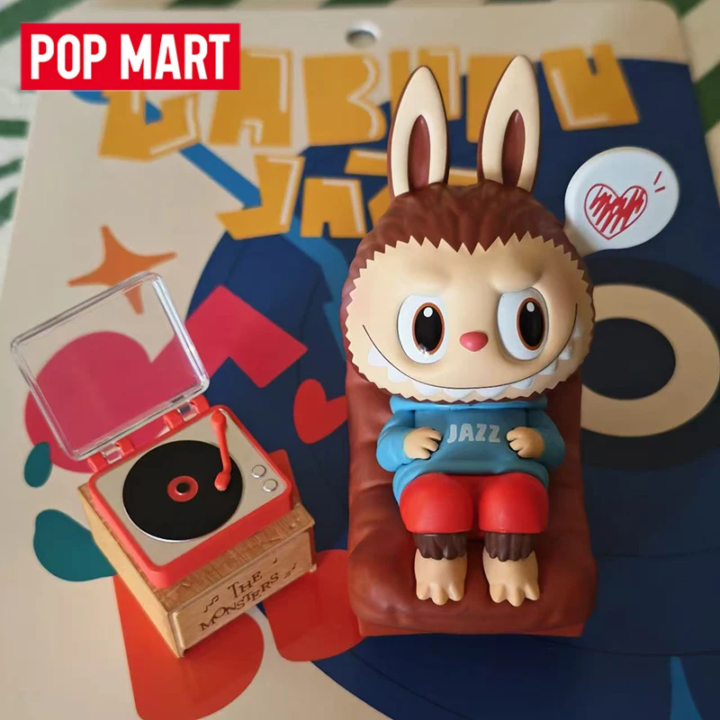 

POP MART LABUBU THE MONSTERS Jazz Figure Series Mystery Box Genuine Blind Box Guess Toys Bag Ornament Figurines Home Decor