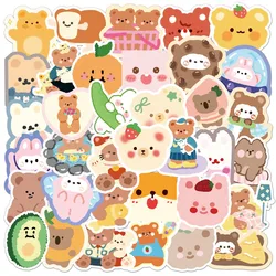 10/30/50pcs Byunnie Boo Cute Bear Graffiti Stickers Funny Kawaii Animal Cute Car  Kids Toys Laptop Pvc Phone Diy Decal Stickers